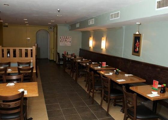 Inside of the restaurant