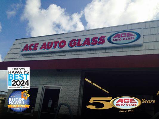 Mahalo for voting Ace Auto Glass #1 Best Auto Glass!