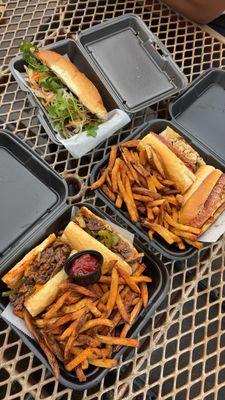 The excellent food we were served.