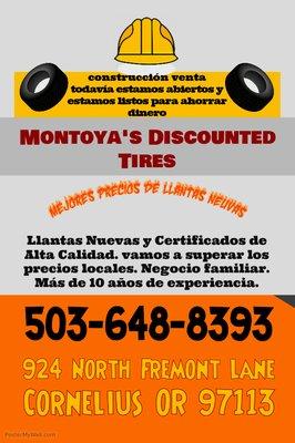 Montoya's Discounted Tires