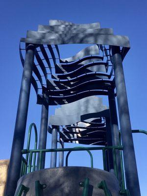 Aesthetically pleasing playground equipment