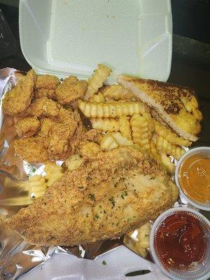 Fried Fish, Fried Shrimp, & Fries!