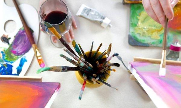 After a stressful day come and enjoy a relaxing sip & paint experience.