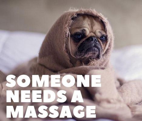Someone needs a Massage