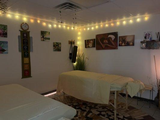 We can do single massages or couples