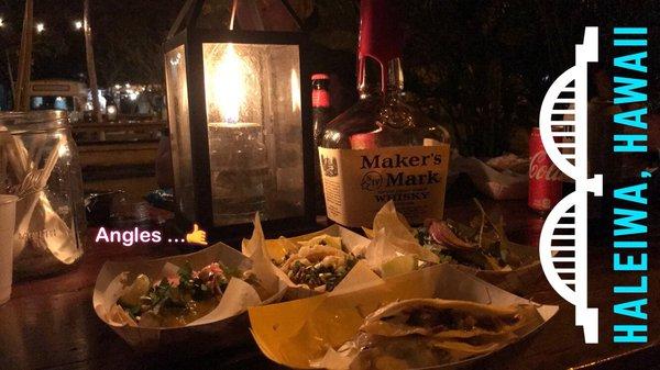 Fish, carne, & chicken quesadillas....&...salude ...