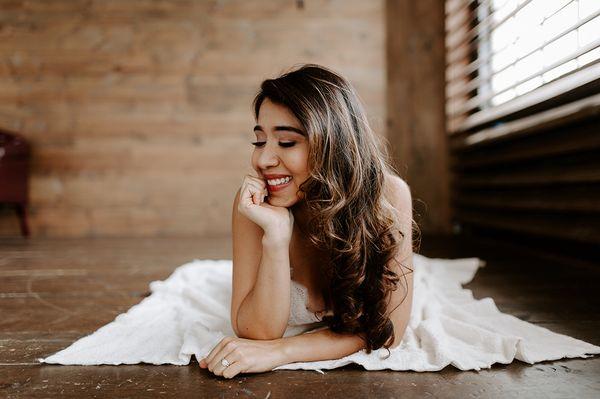 Bridal boudoir photography