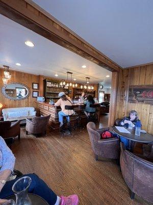 Wider view of the bar area