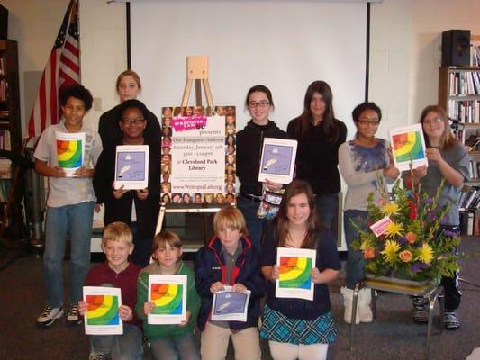 Some of our founding members at their Inaugural Address at the Cleveland Park Library!