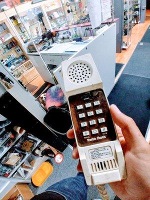 vintage piece right here. Not everybody uses the latest technology for simple communication, but we will at least attempt to fix it.