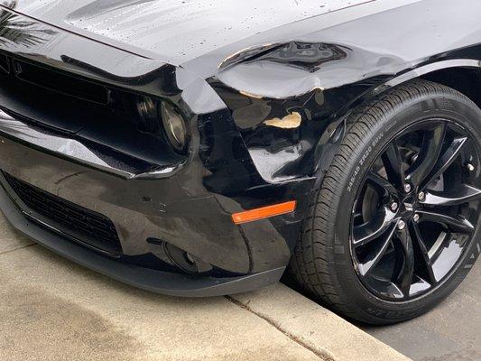 My beautiful car damaged!!!!