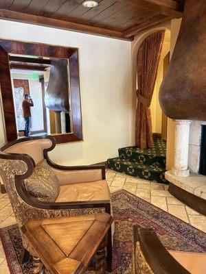 Part of lobby