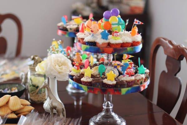 circus themed cupcakes