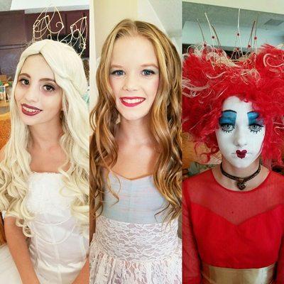 Alive and Wonderland themed photo shoot. Hair and makeup done by our stylist Lauren.