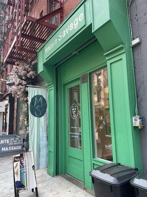 Outdoor / Exterior of Millie's first USA shop in Nolita. Stop in - super friendly staff and AMAZINGLY BEAUTIFUL CREATIONS!