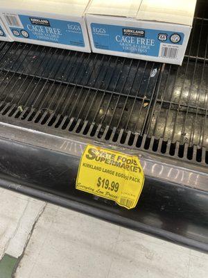 Costco brand eggs and toilet paper