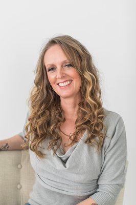 My hair with bonded hair extensions by Renay Crosby.