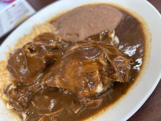 Chicken mole is excellent!