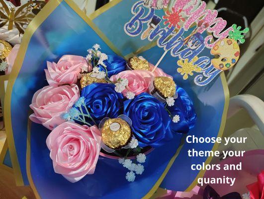 Christinas ribbon rose boquets