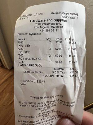 Hardware And Supplies