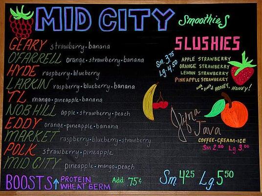 Slushies & Smoothies at Mid City Market