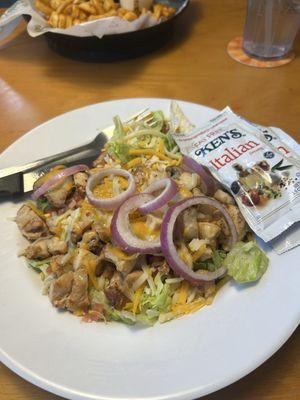 Salad with Grilled Chicken Salad