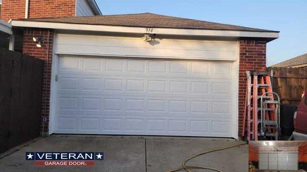 New Door Install 
Size 16x7
Type 24G One Layer
Panel Short Stamp
Color White