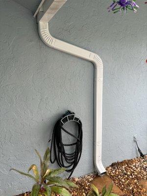 Needed to call them back to move the gutter and had to pay to do it.