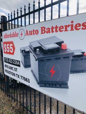 Affordable Auto Batteries
