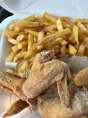 Refrying fully cooked chicken and french fries is not what people want. This is a sign of laziness