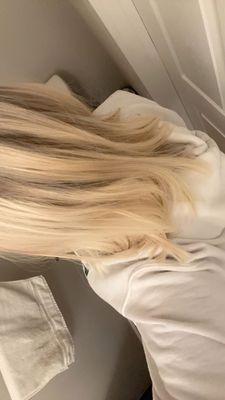 I have a hoodie so sorry for the craziness in the back