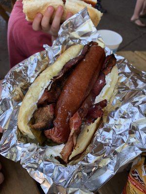 Jalapeño popper dog