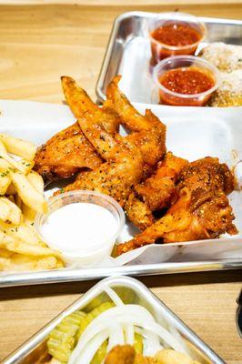 Hot Lemon Peppa Wings & Fries