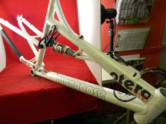 Picture Taken from Ebay - Obviously the inside of the shop. Shop Owner PARTED OUT MY BIKE ON EBAY!!!!