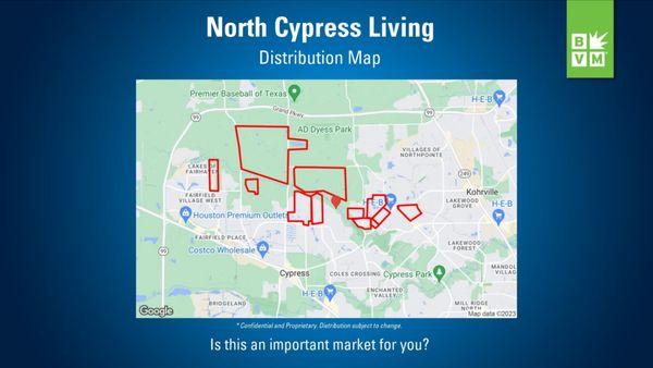 If this market is important to your business in Cypress TX we need to talk.