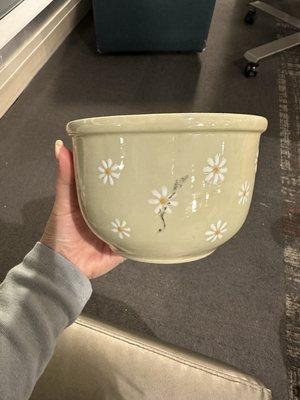 Finished product with black mark!