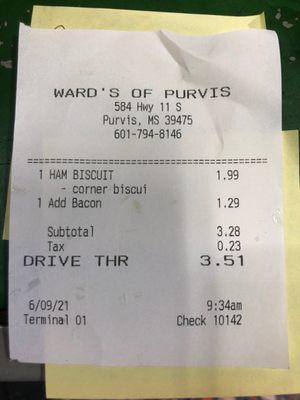 You had one thing to do. Add bacon dumbass