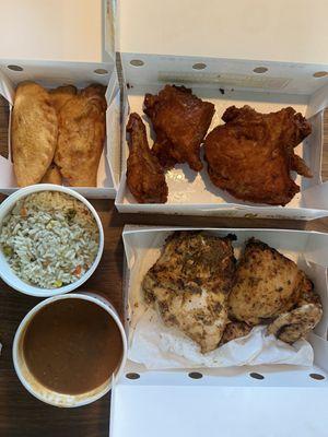 8 Piece Family Meal with 3 Empanadas