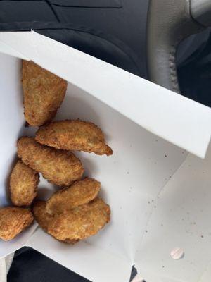 Driving and eating them from my lap