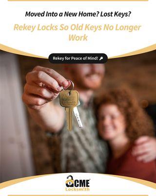 Rekey home locks.