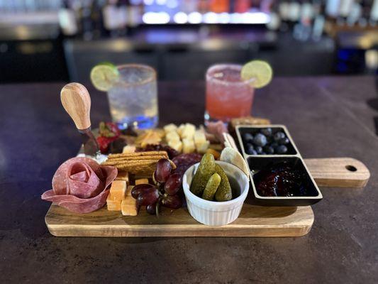 Meat & Cheese Charcuterie board with Margarita's