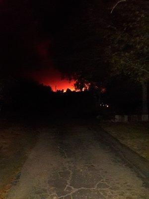 Thomas fire in Vta County, caused a state of emergency. Over 50 thousand acres burn. Thank you for your service and bravery!