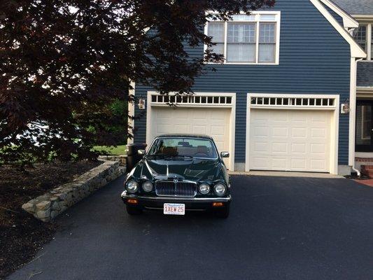 XJ6 after is was returned by Elston. He does such a great job and he washed it.