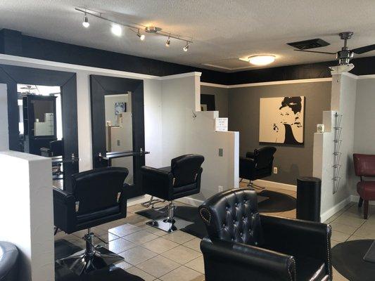 Take a look inside our lovely salon.