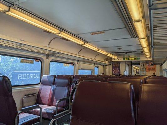 On board the Pascack Valley Line