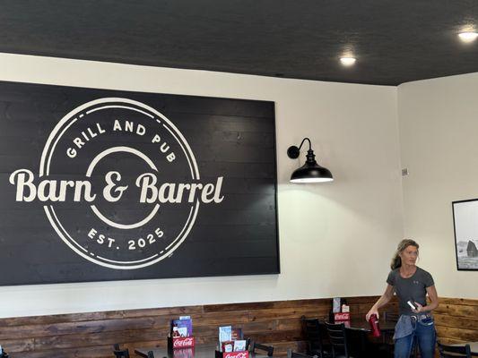 Bridgette, wonderful hardworking woman, her husband & friend opened this place , put a ton of heart and soul into renovating it,