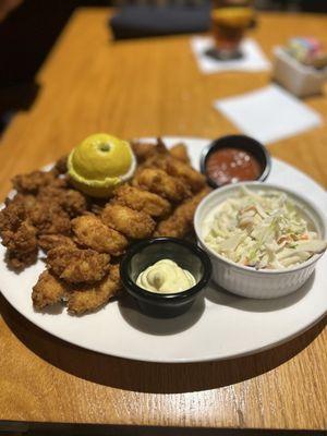 Clark's combo - fried shrimp, oysters and flounder