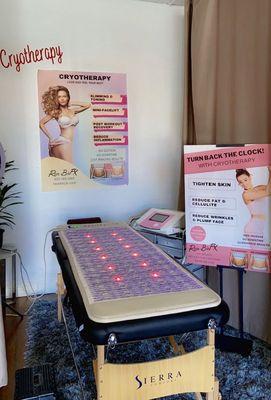Cryoskin is a European machine that aids in fat loss and skin tightening