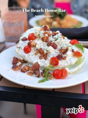 Wedge salad.