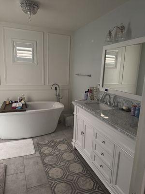 Bathroom after our cleaning